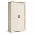 Kleiderschrank aus Holz Beige 200 cm x 100 cm x 60 cm